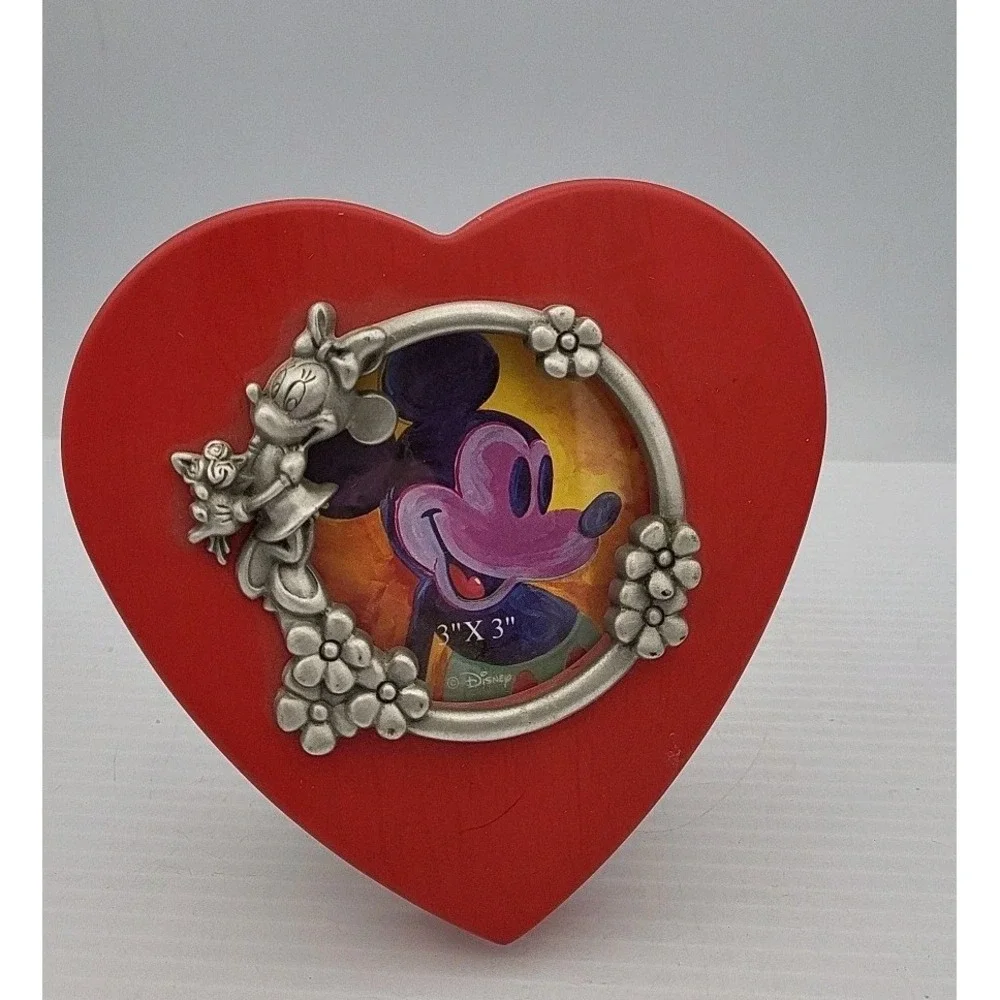 Disney‎ Minnie Mouse Photo Frame Heart Minnie And Daisies